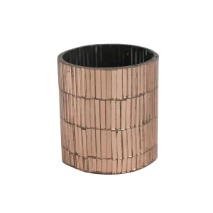 Mosaic Glass Tealight Holder
