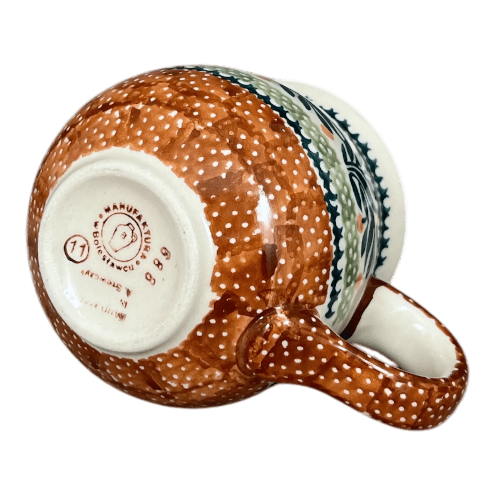Mug, Belly Mug, 10oz Medium in "Jungle Flora" by Manufaktura | K090T-DPZG