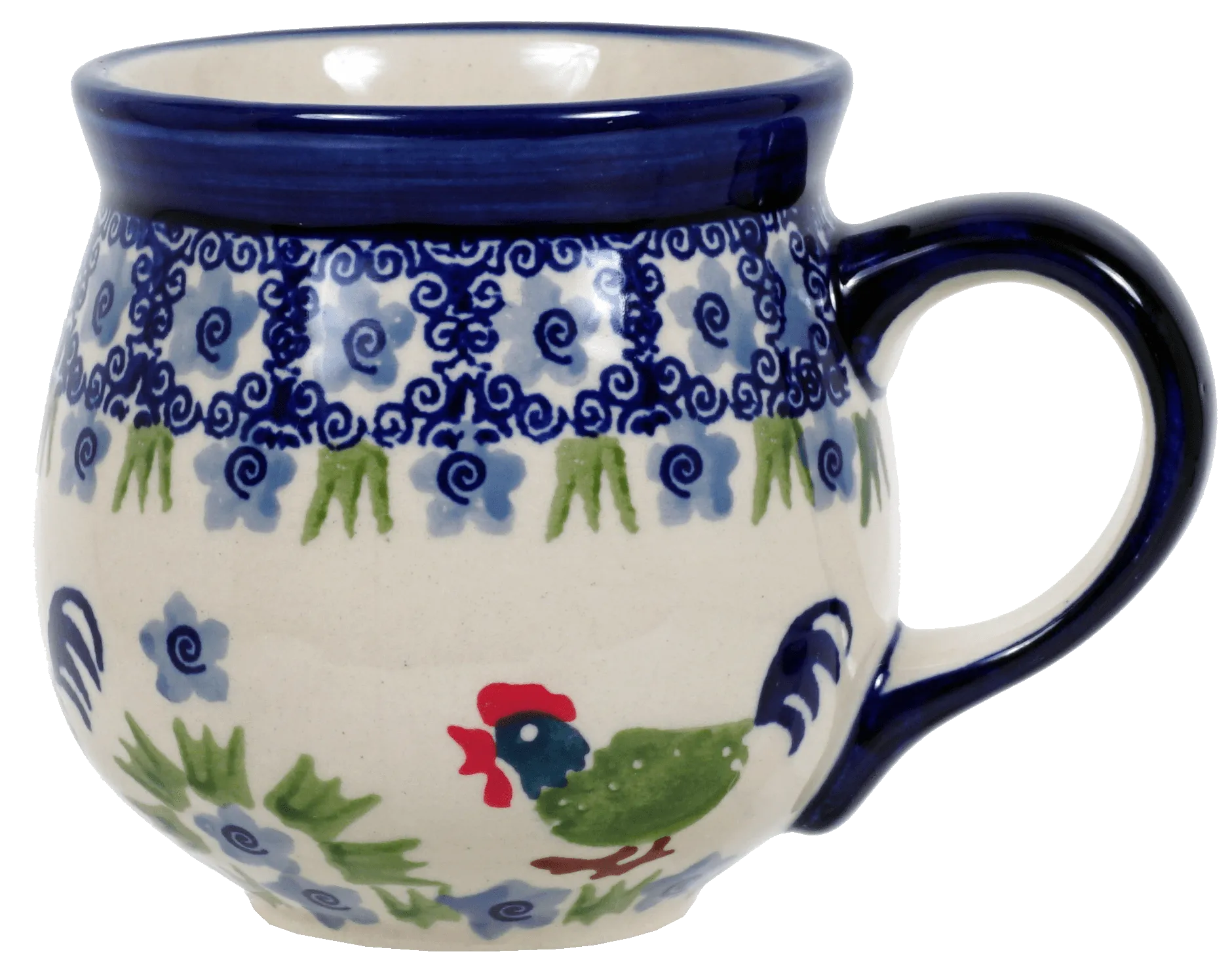 Mug, Belly Mug, 10oz Medium in "Rise & Shine" by Manufaktura | K090U-P319