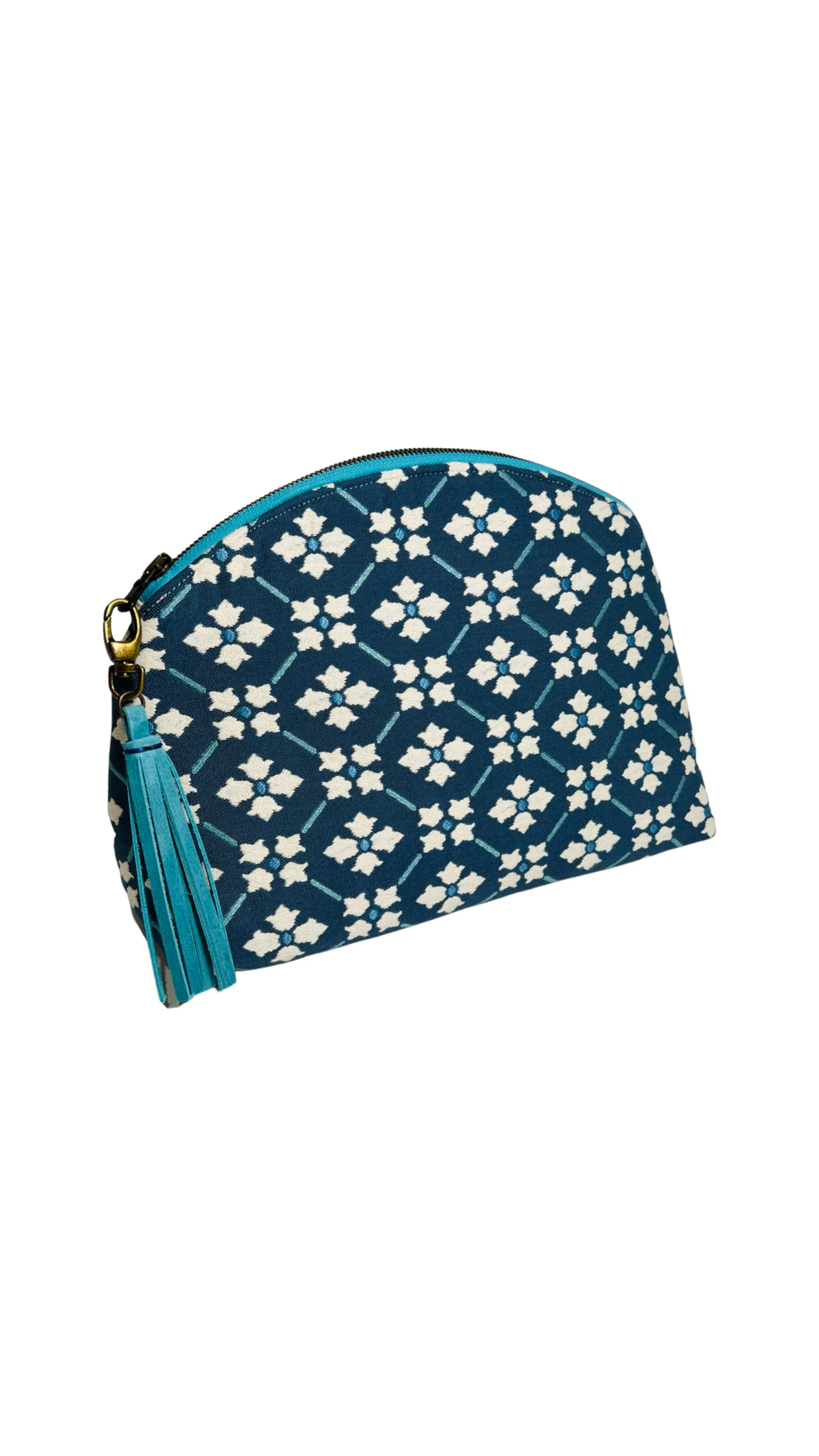 Navy Medallion Performance Pouch