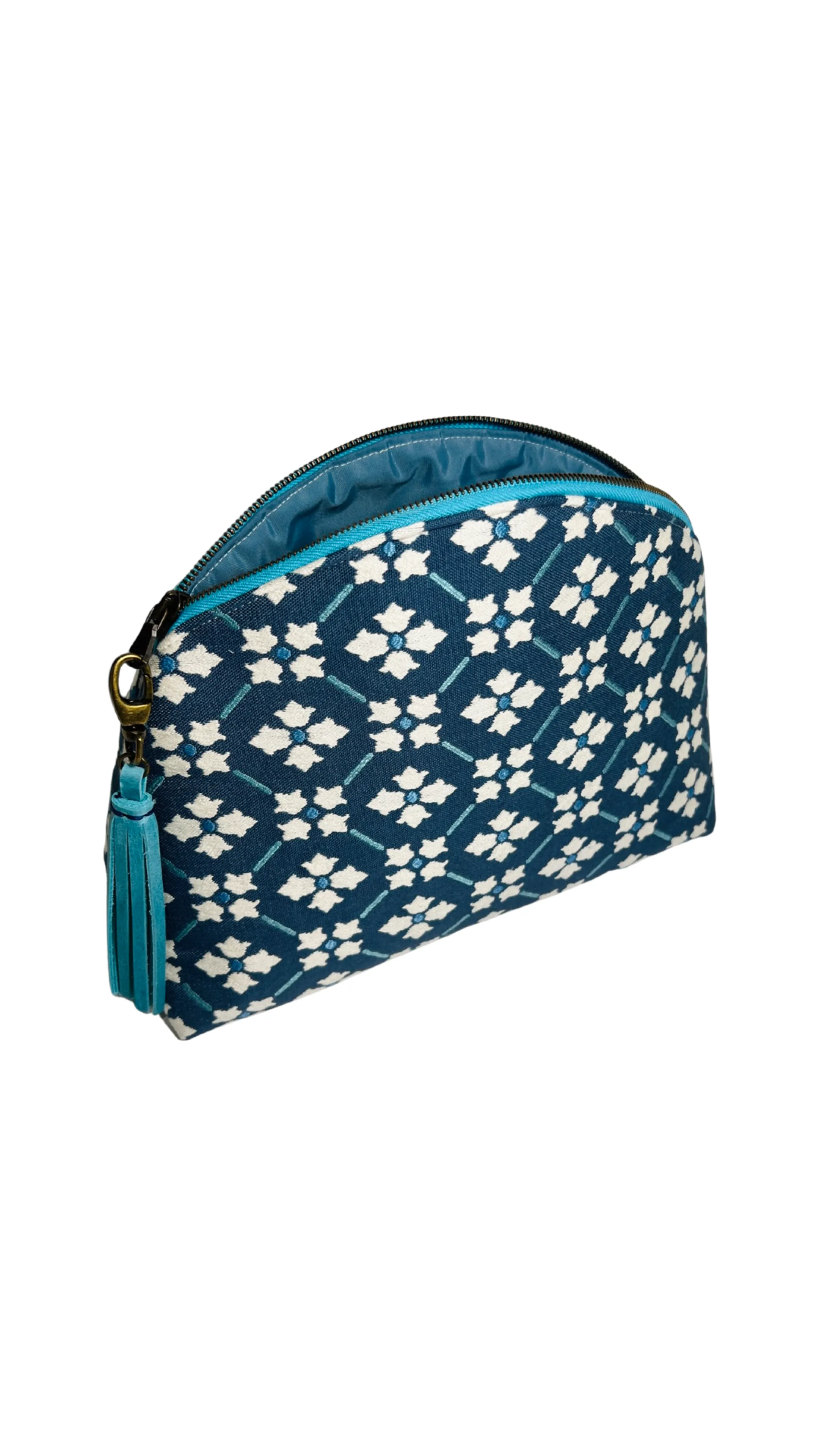 Navy Medallion Performance Pouch