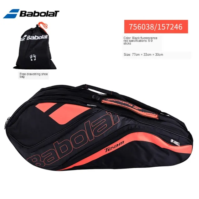 New Babolat Pure Drive Tennis Backpack Tennis Racket Bag Men and Women Shoulder Tennis Bag