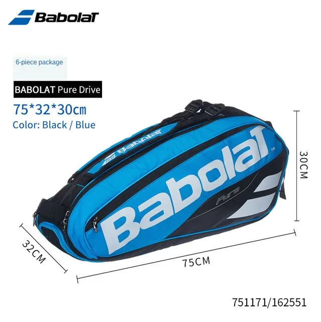New Babolat Pure Drive Tennis Backpack Tennis Racket Bag Men and Women Shoulder Tennis Bag