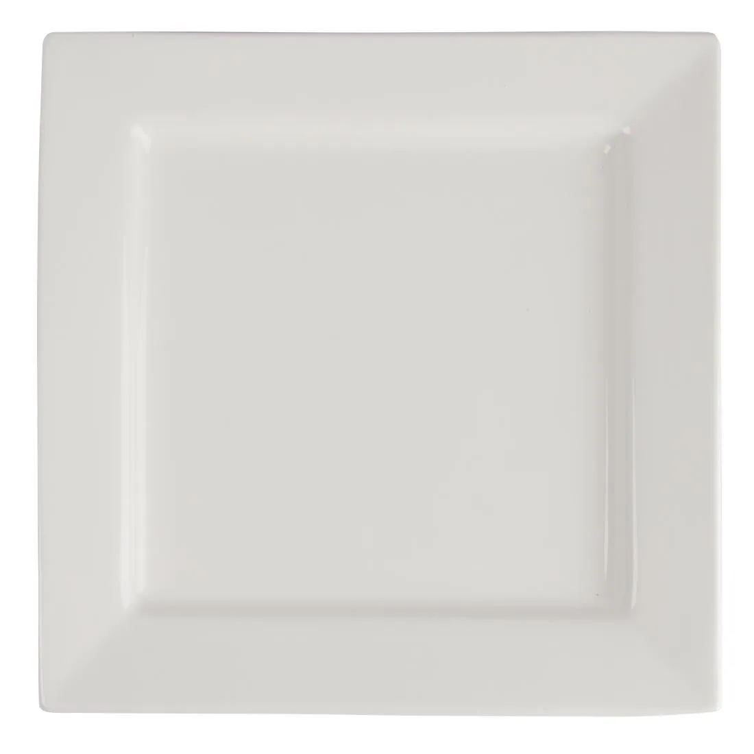 Olympia Lumina Square Plates White 233mm (Pack of 4) - CD633