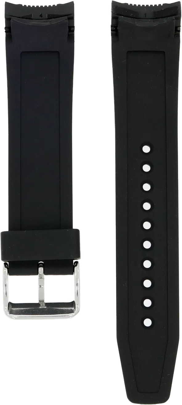 Orient Black Rubber Strap 22mm VDEWHSB