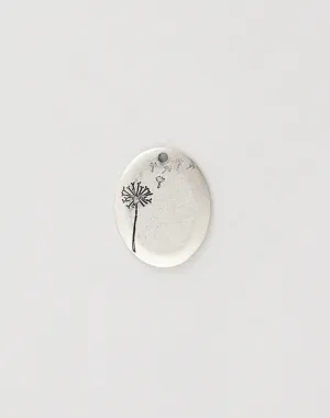 Oval Dandelion, 25x20mm, (1pc)