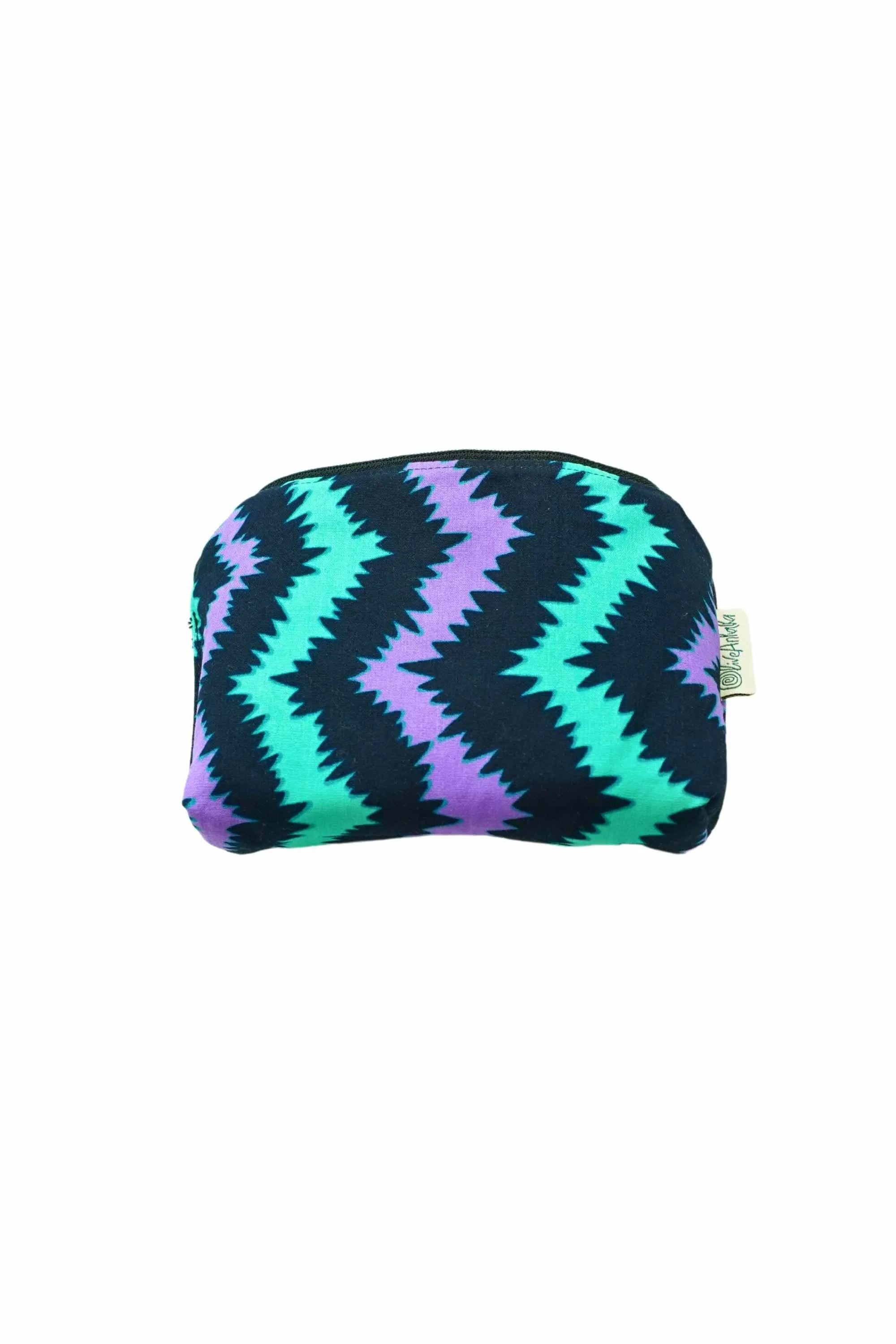 Paki Reversi Pouch Bag -  African Ankara Wax Cotton Print -1