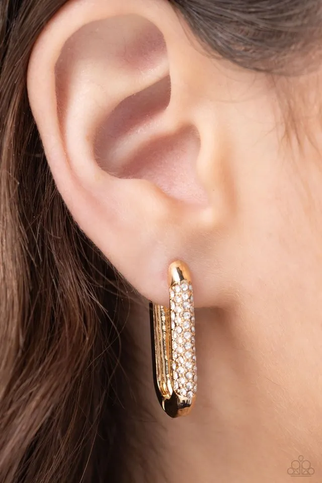 Paparazzi Earring ~ Generating Glitter - Gold