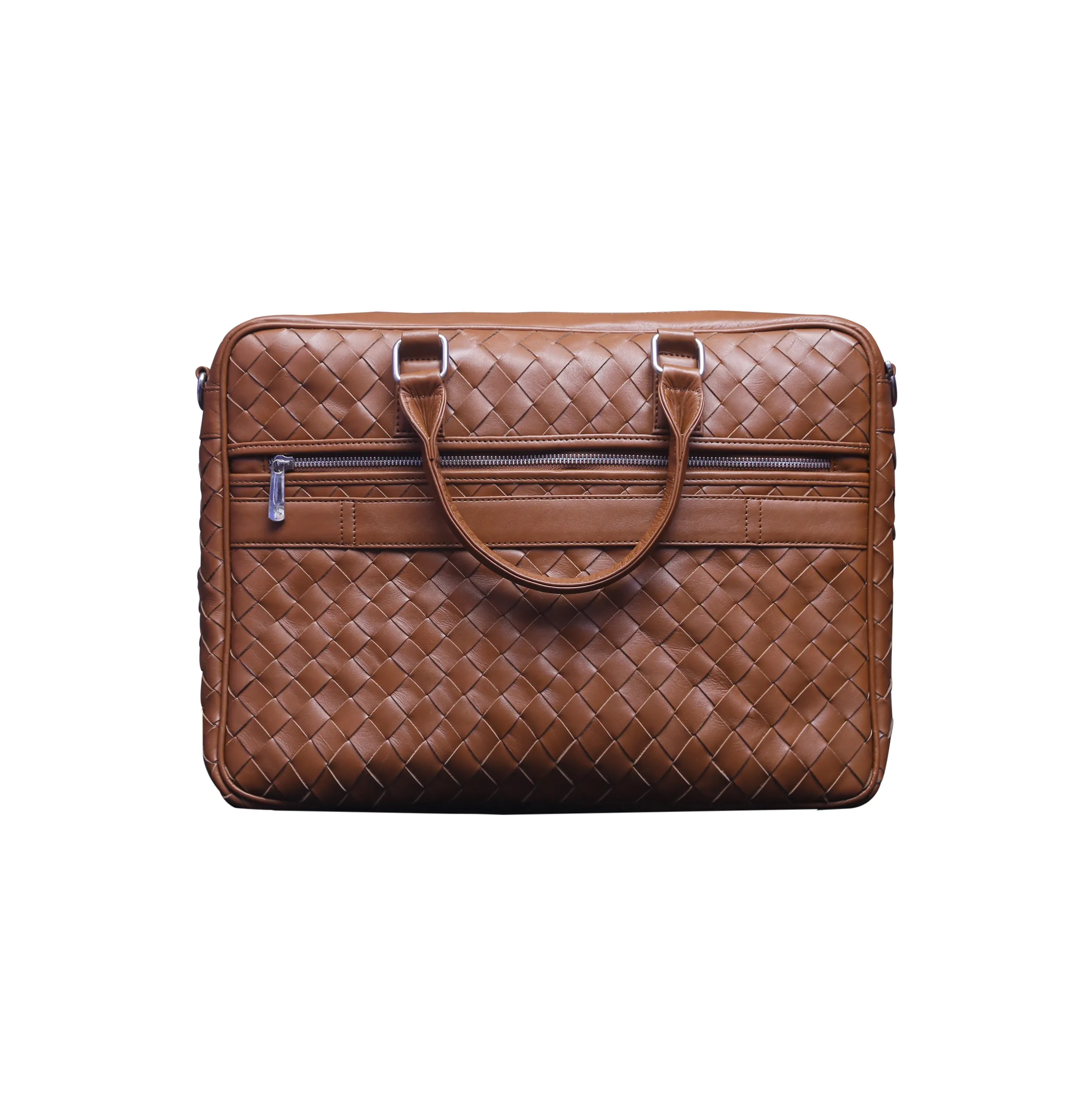 Paris Leather Laptop Bag Brown