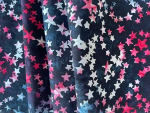 Patriotic Stars (Hold the Stripes) Cotton Batik (Made in Indonesia)