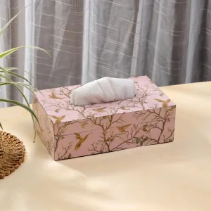 Pink Garden Handmade Tissue Box