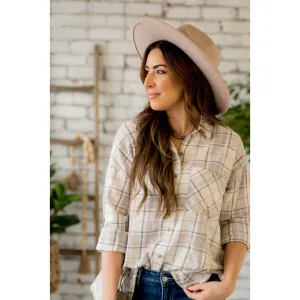 Plaid Lightweight Button Up