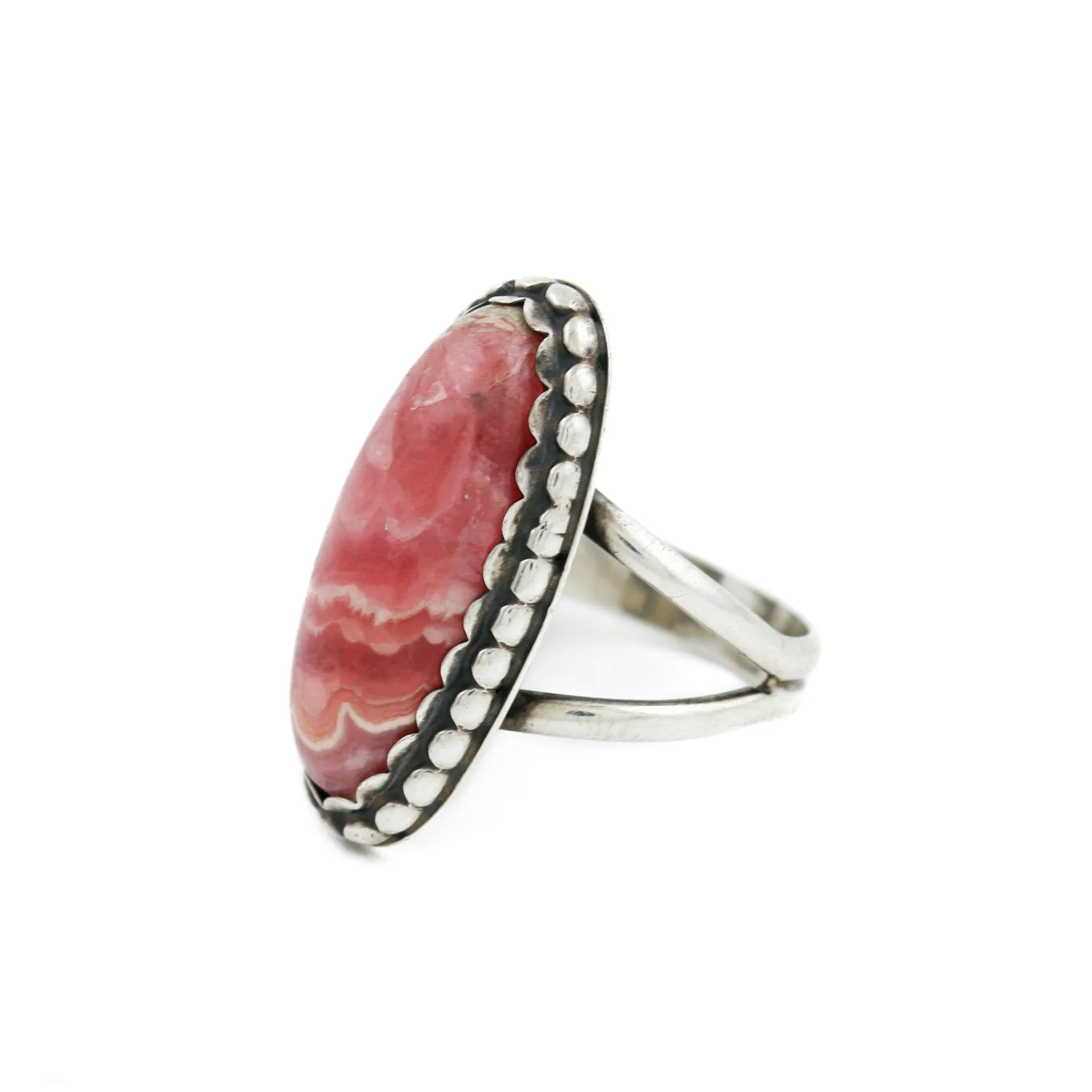 Rhodochrosite Vintage Ring