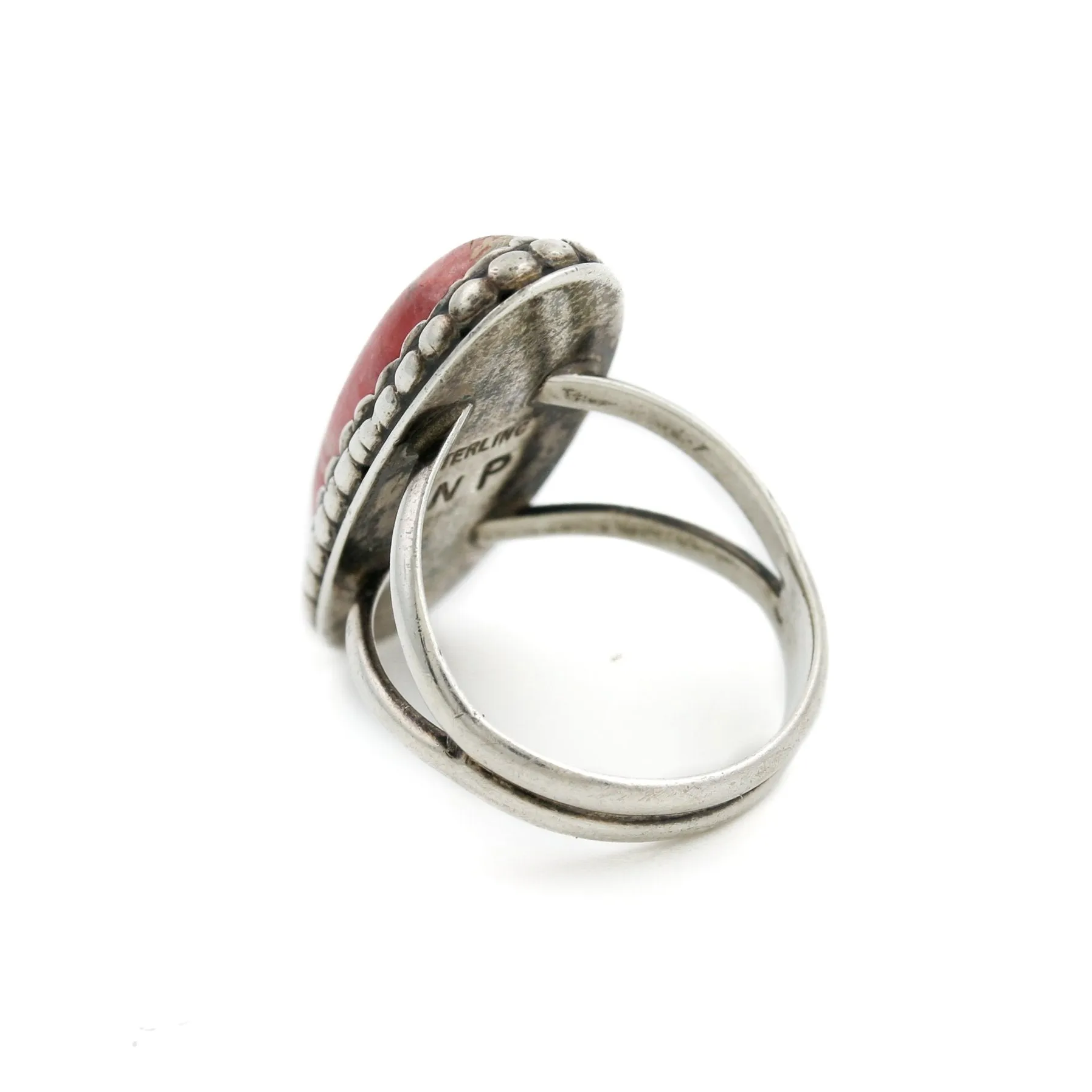 Rhodochrosite Vintage Ring