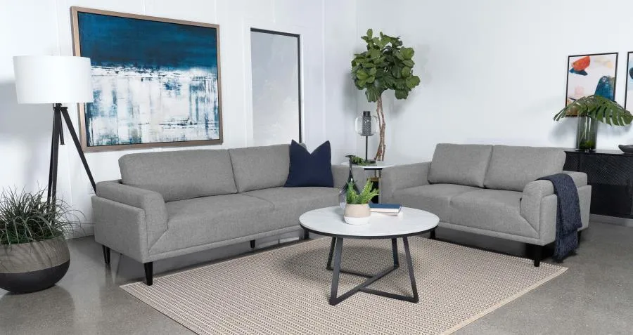 Rilynn Upholstered Track Arms Sofa Set