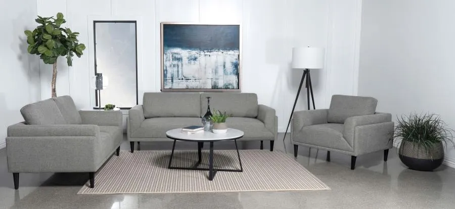 Rilynn Upholstered Track Arms Sofa Set