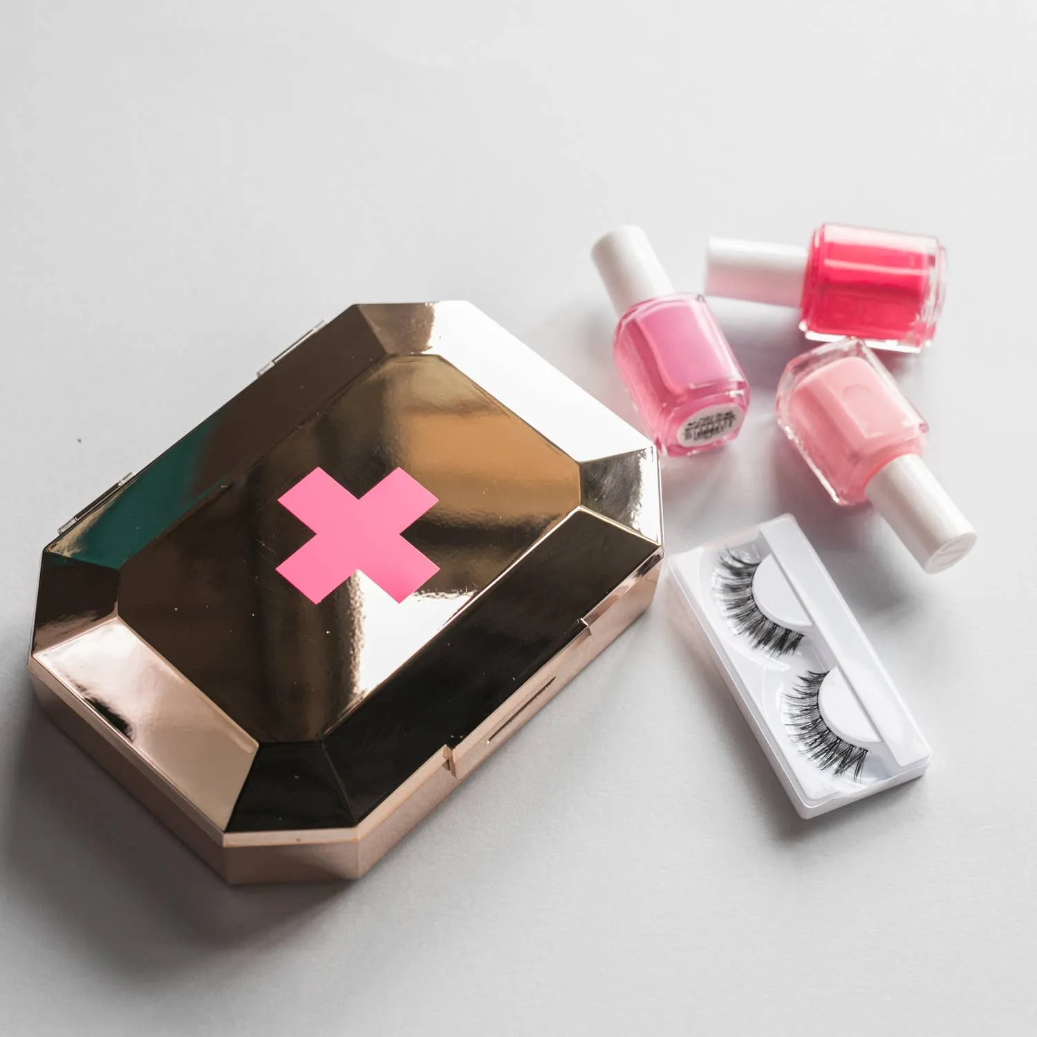 Rose Gold First Aid Clutch