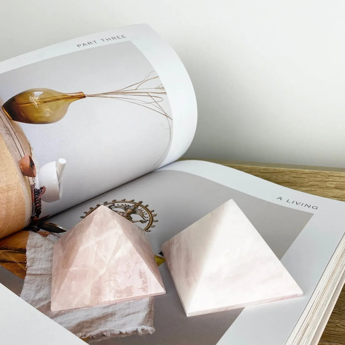 Rose Quartz Pyramid