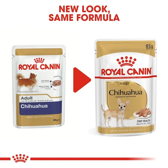 Royal Canin | Breed Health Nutrition | Wet Dog Food Pouch | Chihuahua Adult - 85g