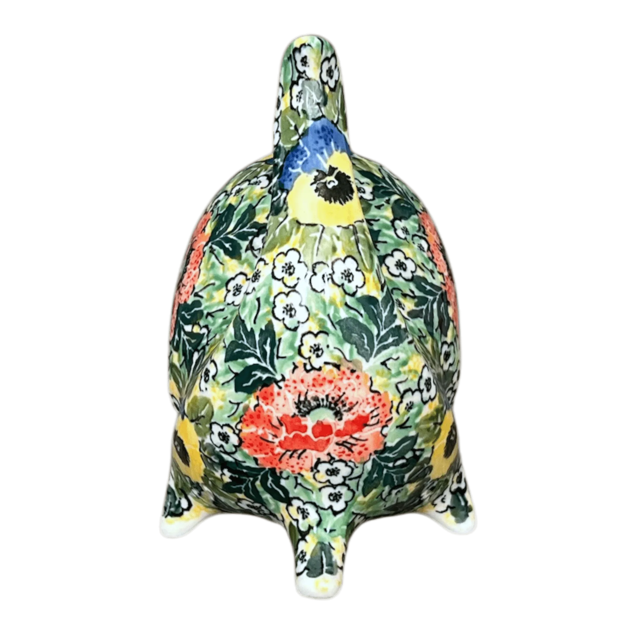 Scrubby Holder, Fish Shaped, 6.75" in "Tropical Love" by Ceramika Artystyczna | AF28-U4705