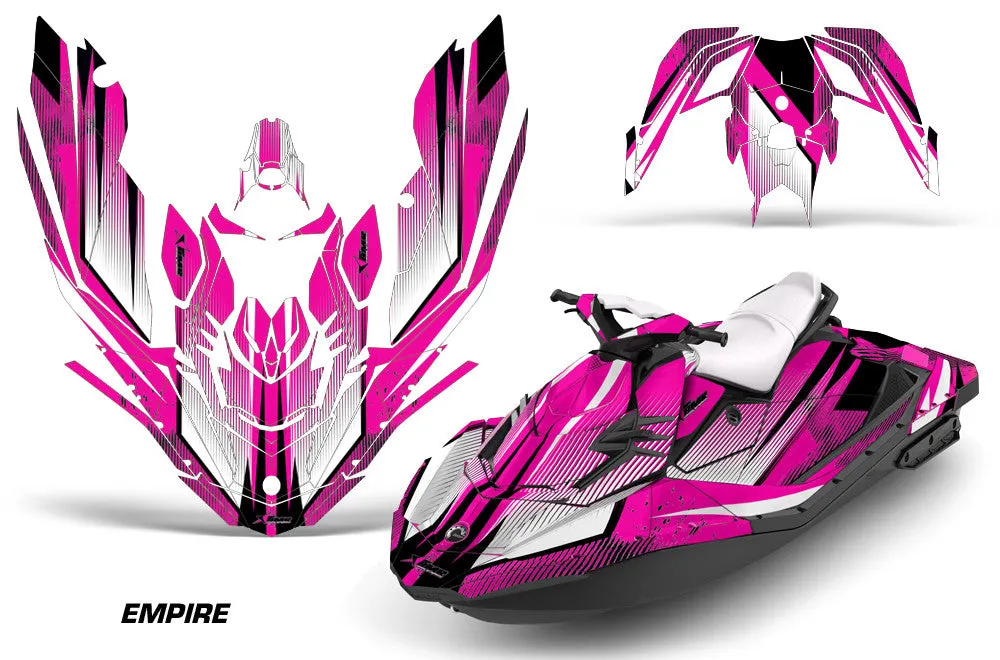 Sea Doo Bombardier Spark (3 UP) Jet Ski Graphics (2015-2018)