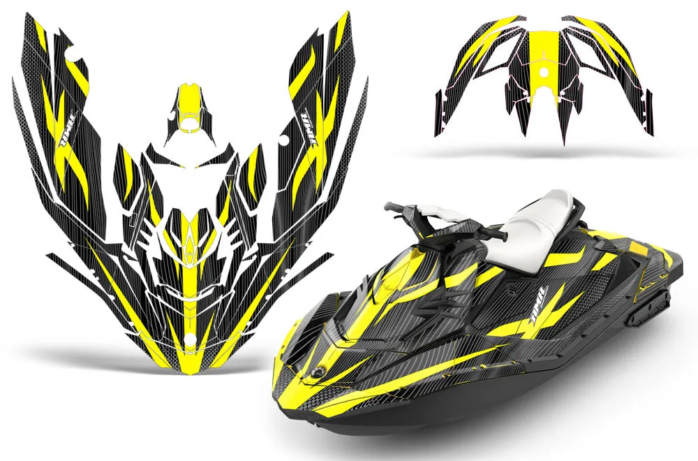 Sea Doo Bombardier Spark (3 UP) Jet Ski Graphics (2015-2018)