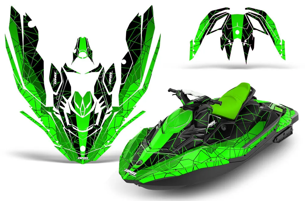 Sea Doo Bombardier Spark (3 UP) Jet Ski Graphics (2015-2018)