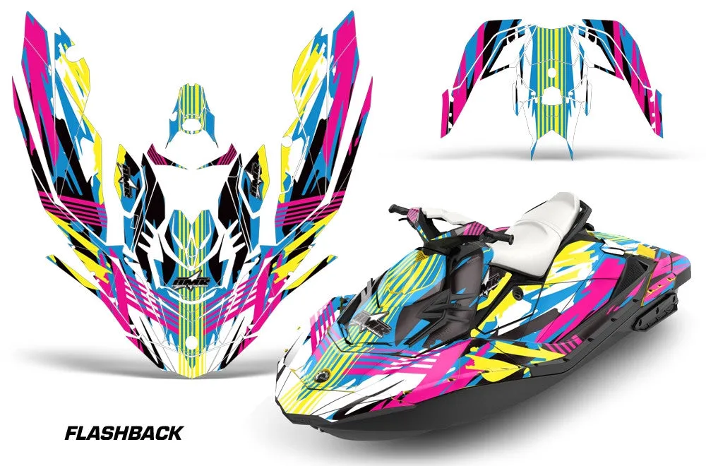 Sea Doo Bombardier Spark (3 UP) Jet Ski Graphics (2015-2018)