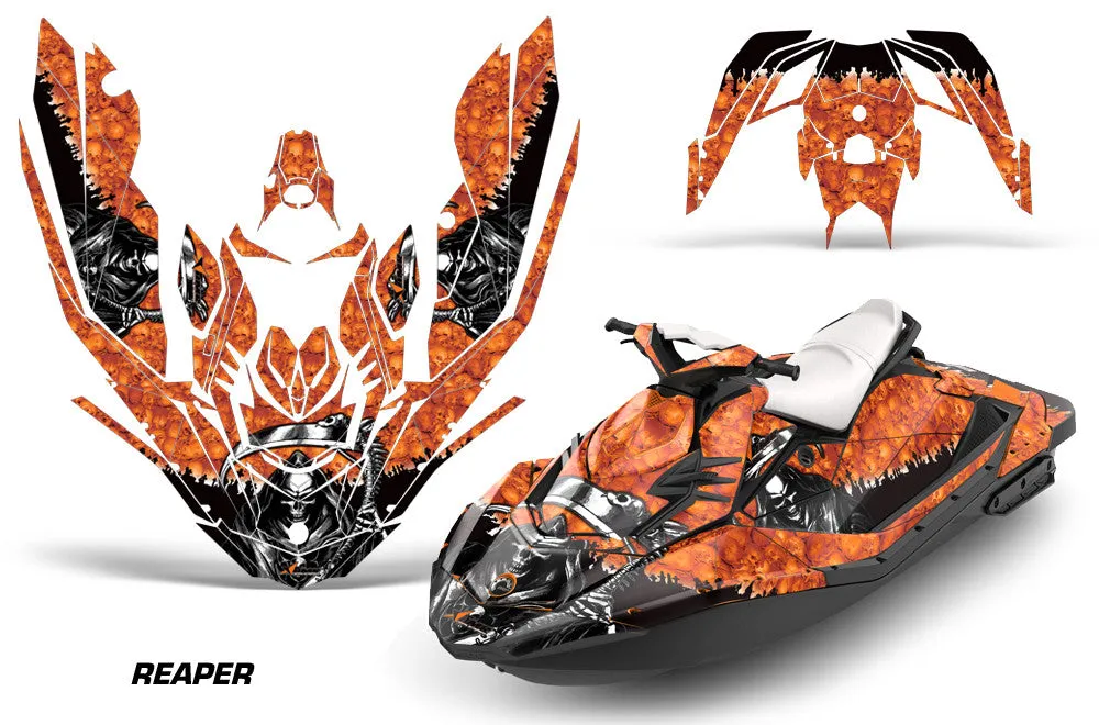 Sea Doo Bombardier Spark (3 UP) Jet Ski Graphics (2015-2018)