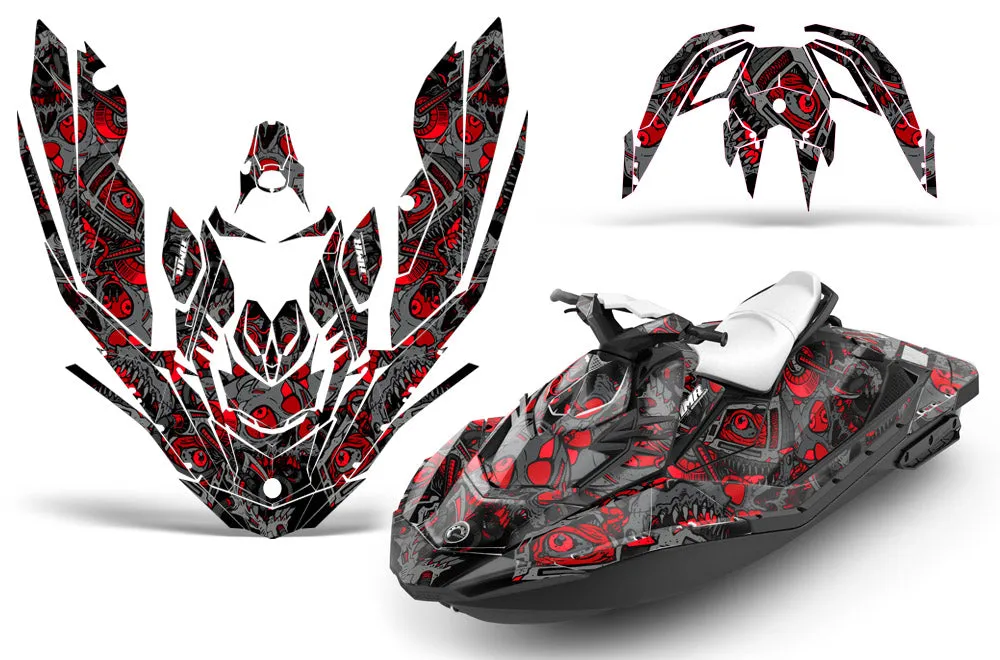 Sea Doo Bombardier Spark (3 UP) Jet Ski Graphics (2015-2018)