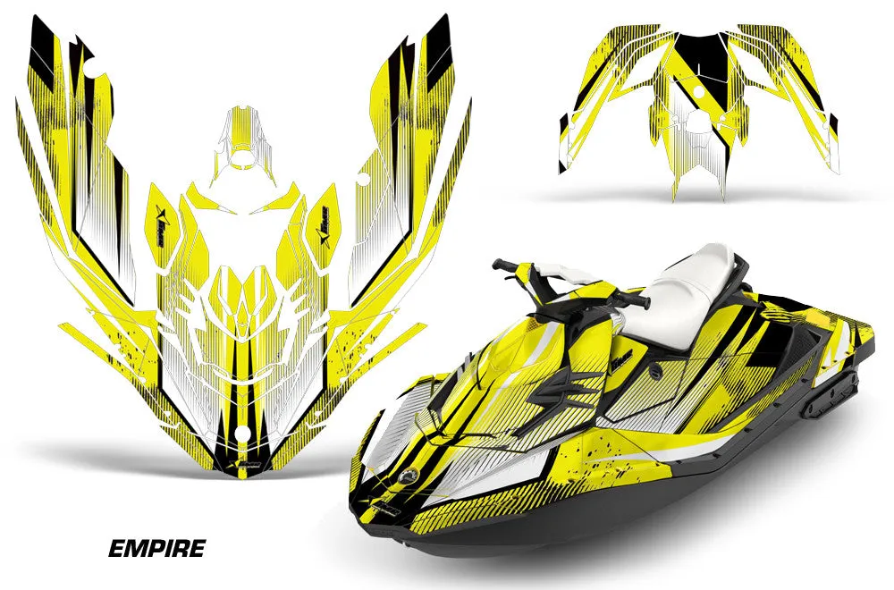 Sea Doo Bombardier Spark (3 UP) Jet Ski Graphics (2015-2018)
