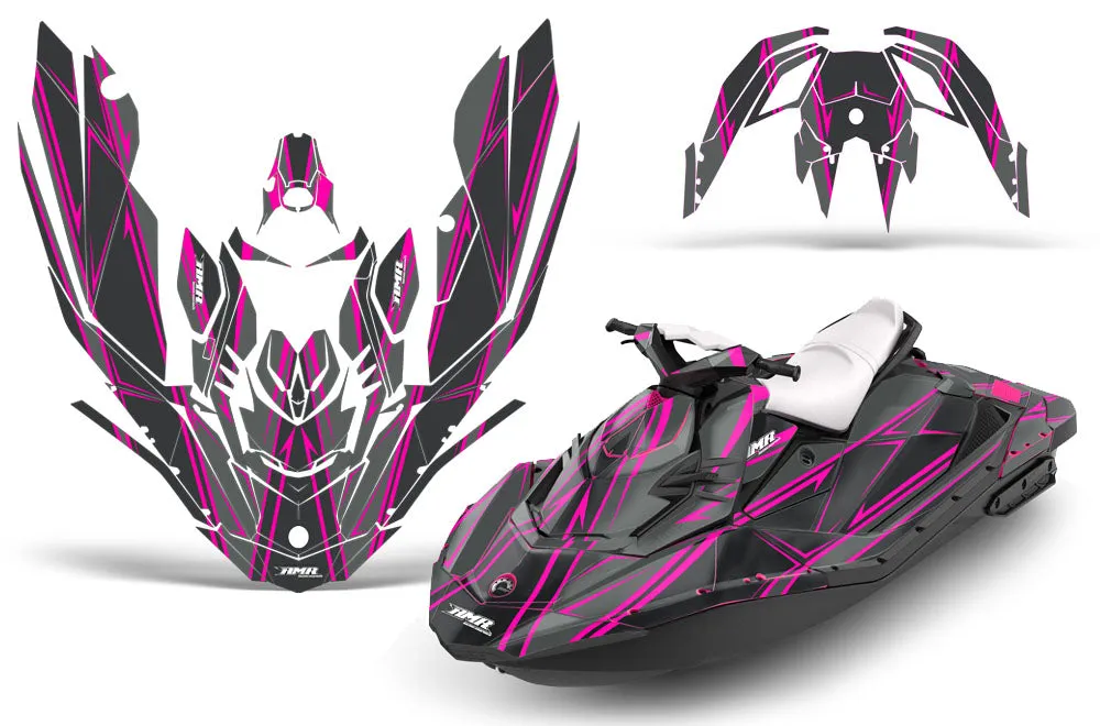 Sea Doo Bombardier Spark (3 UP) Jet Ski Graphics (2015-2018)