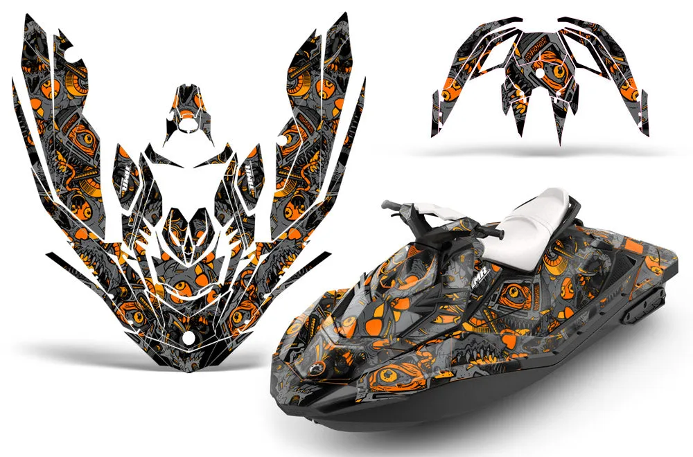 Sea Doo Bombardier Spark (3 UP) Jet Ski Graphics (2015-2018)