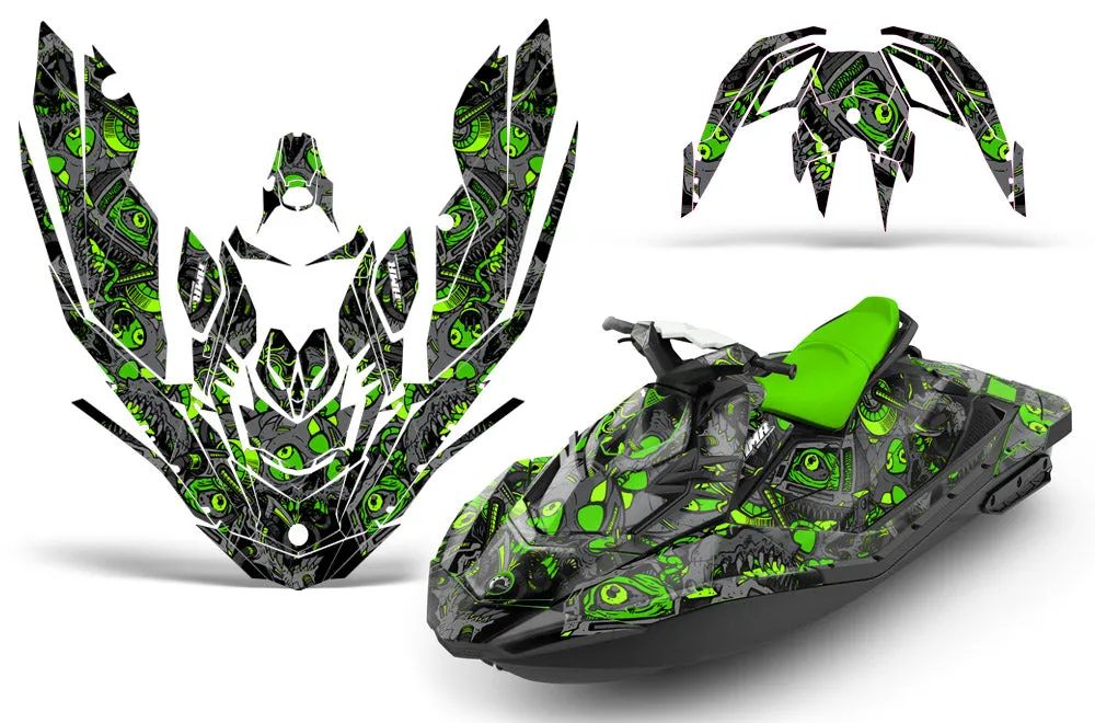 Sea Doo Bombardier Spark (3 UP) Jet Ski Graphics (2015-2018)