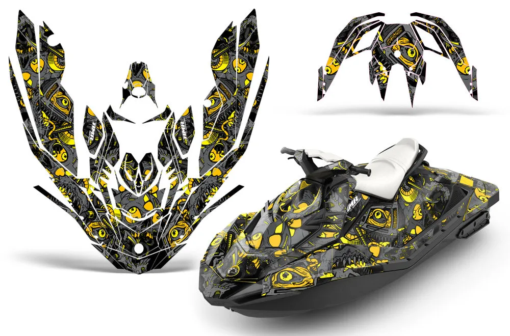 Sea Doo Bombardier Spark (3 UP) Jet Ski Graphics (2015-2018)