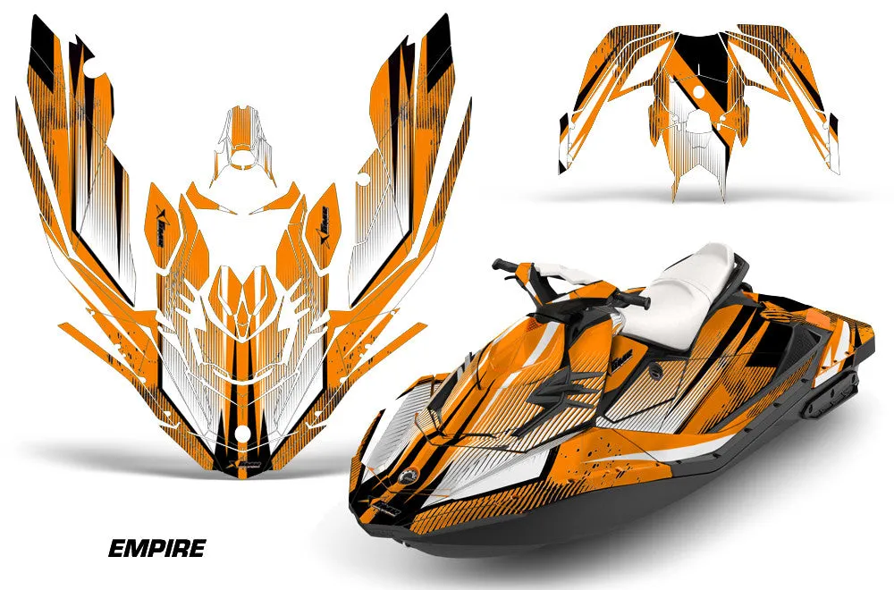 Sea Doo Bombardier Spark (3 UP) Jet Ski Graphics (2015-2018)