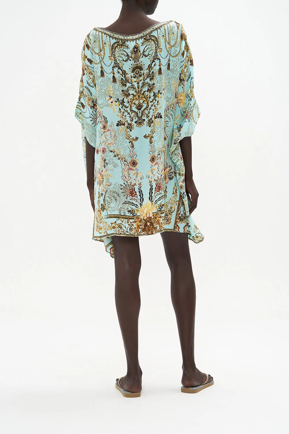 SHORT ROUND NECK KAFTAN ADIEU YESTERDAY