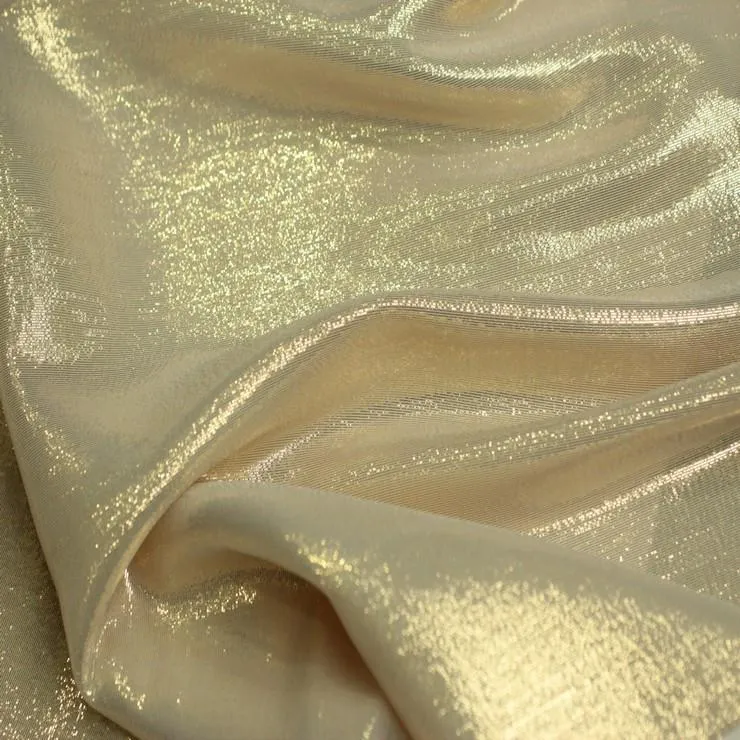 Silk Chiffon Lame