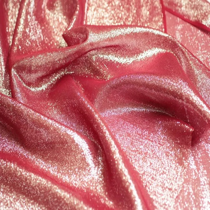 Silk Chiffon Lame