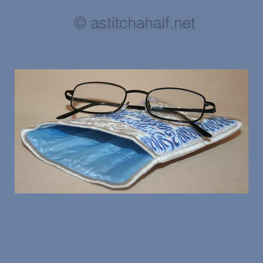 Simple Battenberg Eyeglass Case