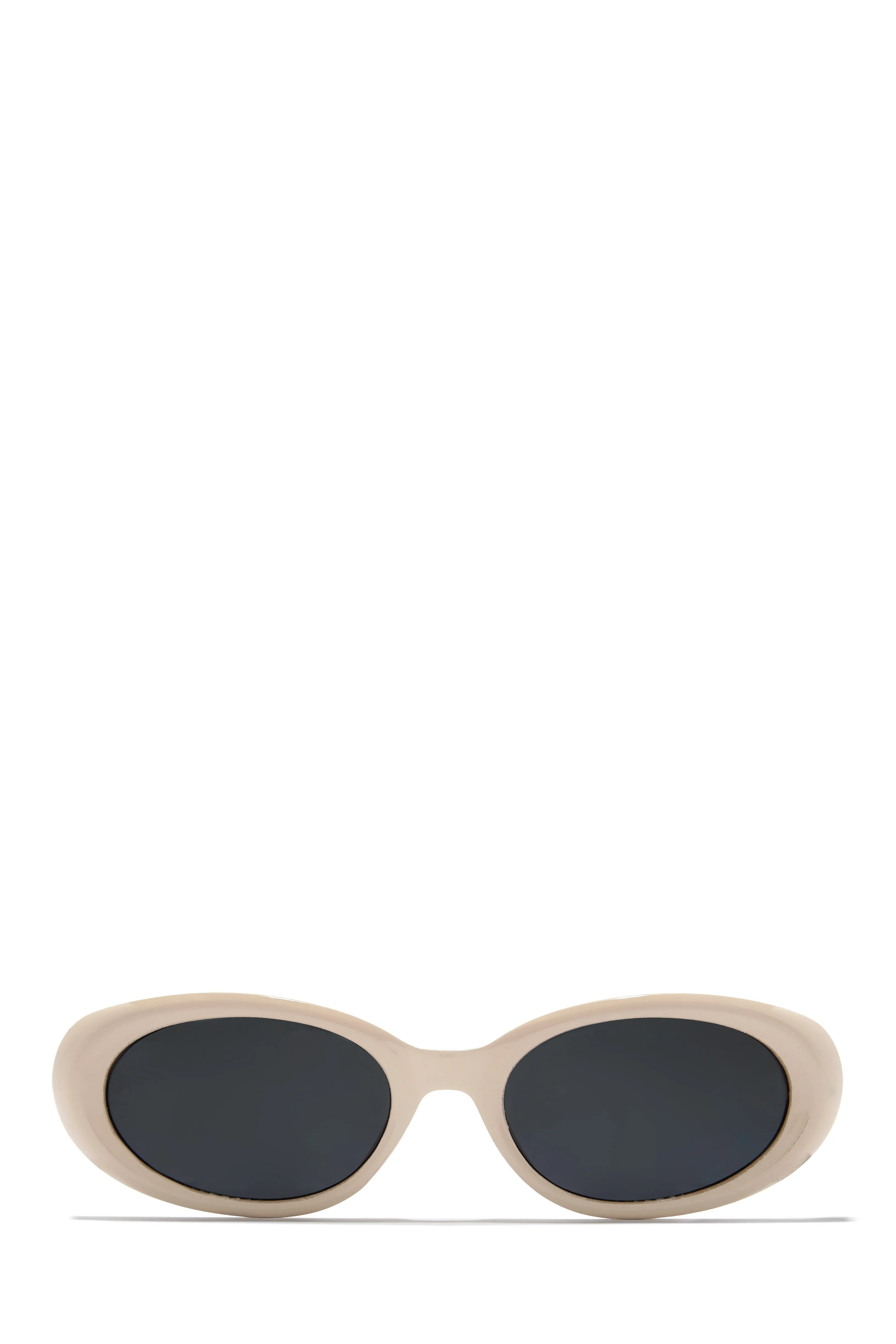 Skyline Views Oval Shaped Sunglasses - Black