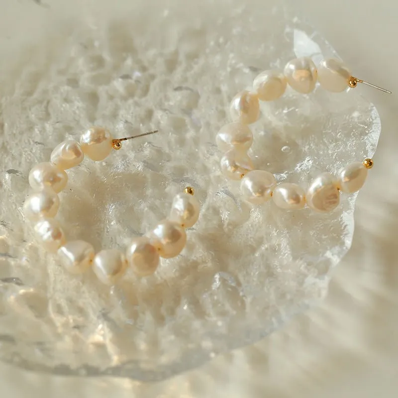 Special Shaped Baroque Pearl Earrings