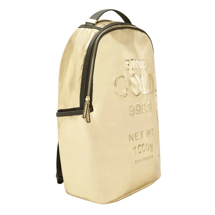 Sprayground Gold Brick Backpack