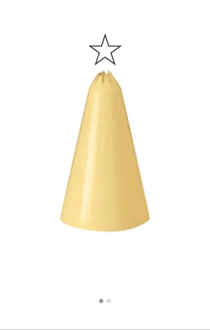 Star piping nozzles (6 pack) assorted sizes