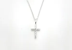 Sterling Silver Dainty Cross Necklace