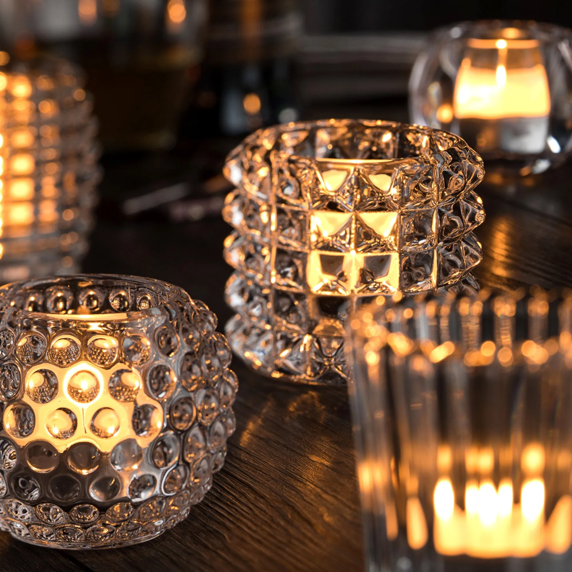 Stud - Tealight Holders - Set of 2