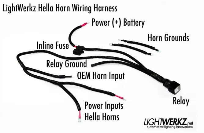 Subaru: Hella Horn Wiring Harness