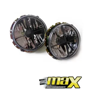 Suitable To Fit - VW Golf 1 Crystal Smoked Cross Headlights (Outers)