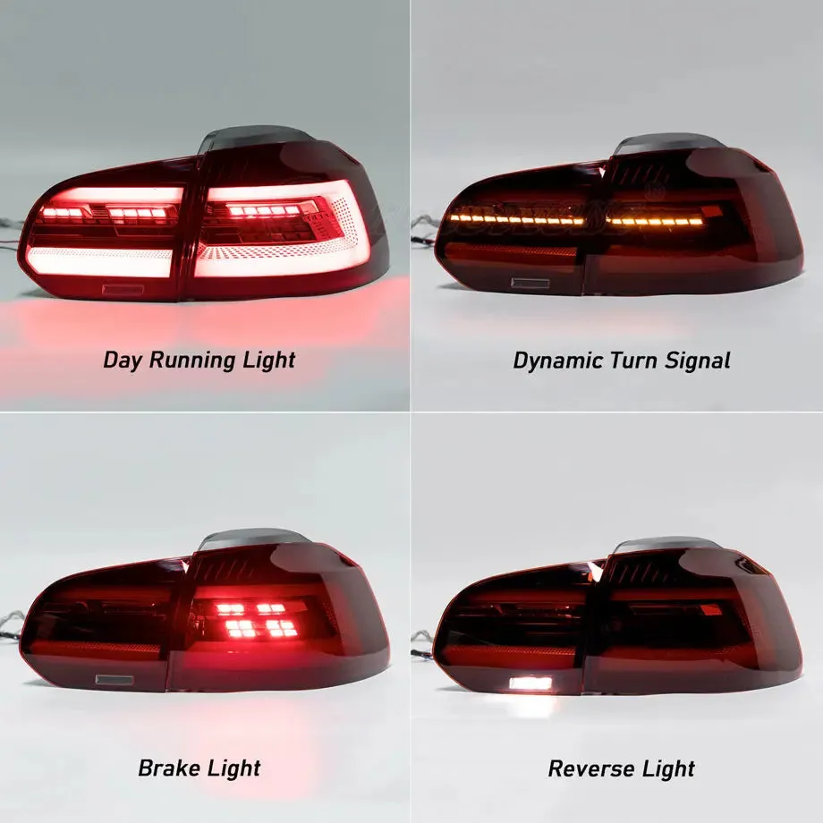Suitable To Fit - VW Golf 6 iQ Style LED Sequential Taillights