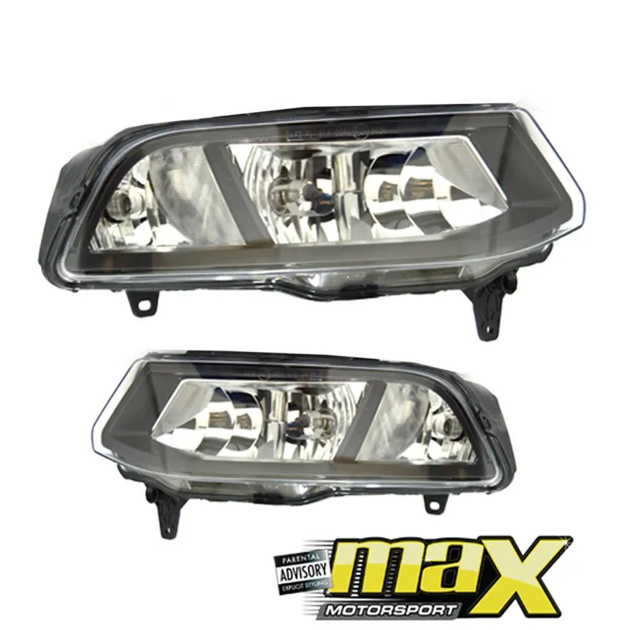 Suitable To Fit - VW Polo 6 TSI Fog Lamp Covers With Center Grille (5-Piece)